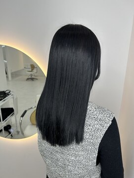 アイニ 大阪上本町店(aini) 髪質改善・天使の艶カラーエステ/ブルーブラック[天王寺/阿倍野]
