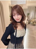 レイヤーカット/くびれ/韓国/ハッシュカット/ブリーチなし/前髪