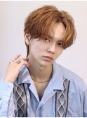 ニュアンスパーマダウンパーマ黒髪韓国マッシュツーブロック