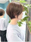 ホワイトグレージュ/デジタルパーマ/チェリーブラウン/名駅u24