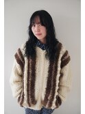 乾かすだけでキマる髪ロングウェーブパーマ
