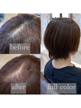 ヴィアスヘアー(vias hair) 【白髪染め】ちらほら白髪の方におすすめ♪ベージュ系カラー