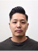 ビジネス対応◎大人フェードアップバング短髪ショート清潔感