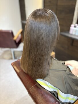 ロウ トウキョウ 八王子店(RAW TOKYO) ブリーチ カラー ダブルカラー グレージュ