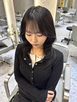 ジーナ 天神(Zina)&nbsp;韓国ヘア/レイヤーカット/顔周り/ハッシュカット/シアーグレー