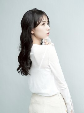 ミディロング／アッシュブラック／平塚