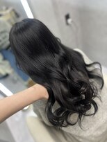 シャルム バイ アローズ 久留米店(CHARM BY AROSE)&nbsp;オフブラック/ブリーチやめたい！/そんな方にオススメ