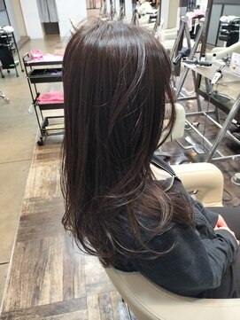 アヴァンス 北花田店(AVANCE) ロングヘアー/ベージュブラウンカラー/ワンカール巻/堺北花田