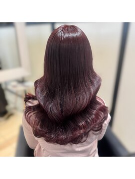 ソレイユ(Soleil) ボルドー/ブリーチなしピンク/ワンカラー/暖色カラー