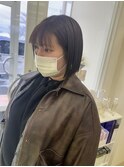 切りっぱなしボブ
