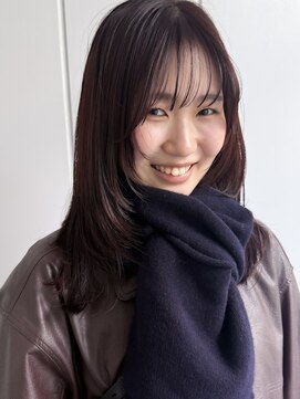 ジュリエッタ(giulietta) レイヤーカット 暖色カラー 葡萄色 チェリーラベンダー