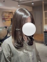 アイノア シノン 神保町(AInoa sinon) カラーで傷んで見えていた髪をヘアエステで更新/モカブラウン