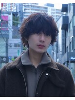 ディッセンバー 渋谷(December) 渋谷シャドウパーマ/ニュアンスパーマ/ミディアムウルフ