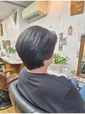 襟足スッキリ大人ショートヘア