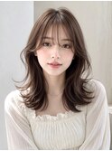 【NOA】小顔カット顔まわりレイヤー韓国風くびれミディ