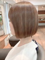 ヘアスタジオルース(HAIR STUDIO LUZ)&nbsp;【シルクベージュ】40代50代60代大人ボブ/白髪ぼかしハイライト