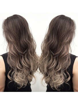 トルネード(TORNADO) 外国人風ショコラグレージュハイライトグラデーション