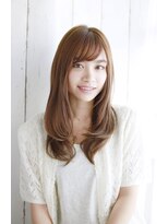 プリズム ヘアーデザイン みずほ台店&nbsp;動きのある内巻きカールスタイル