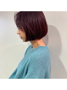 クラン(clan) clan<ミニボブ×美髪ブランジュラベンダーブラウン>