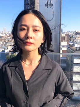 ランベリー(LANVERY) 【モード】大人切りっぱなしボブ/黒髪