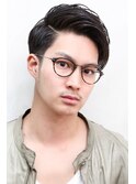 【メンズ専門】メガネに合う！７：３ベリーショートビジネス