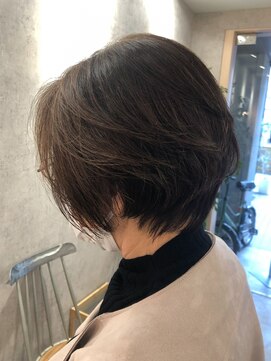 ボンドバイテトテ 三宮元町(BONDbytetote) 【BOND周のサロンスタイル】30代40代大人丸みショート