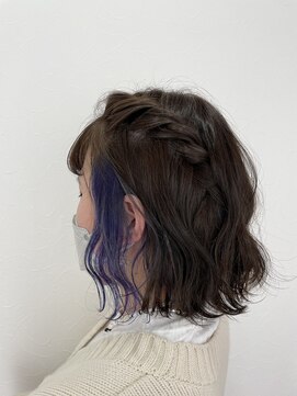 シエル 立川店(CIEL) インナーカラー×ビビットカラー【CIEL×maki】