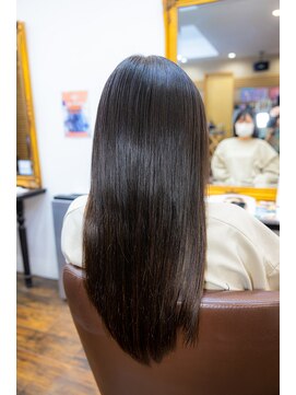 ヘアーメイク ダンス(hair make DANCE) カットの失敗、プルエクステでレスキュー!!