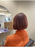 丸みボブ[ニュアンスカラー]