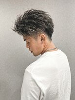 ビーテックバイゼン 山科店(B-TECH by Zen)&nbsp;ツーブロック短髪モテるスーツ束感メッシュシークレットパーマ