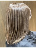白髪ぼかしハイライトスタイル