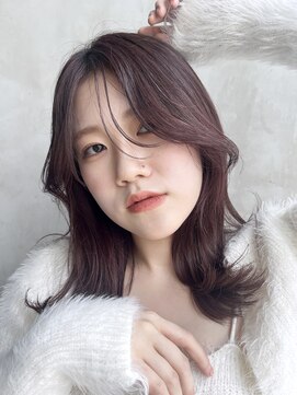 アイティー バイ アルバム 浦和店(IT by ALBUM) 秋色ミディ_マチルダボブピンクベージュ_49319