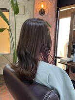 ロッソバイアルター 鎌取(ROSSO by aL-ter)&nbsp;【マチルダボブ/ピンクベージュ/インナーグレージュ】千葉香奈