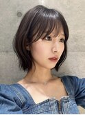 10代20代30代韓国ボブ髪質改善切りっぱなしボブ似合わせカット