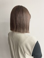 ルアナ 梅田店(Luana) 透明感ベージュ　ルフレカラー　きりっぱボブ【MAO】