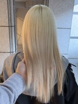 ダブ アオヤマ(DaB AOYAMA)&nbsp;【黒髪からブリーチ２回～】抜きっぱなしブロンド