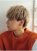パーマ風アレンジショート