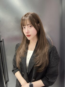 アディション 新宿(ADITION) ヌードグレージュ×ざくざくレイヤーカット