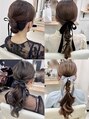 プティクローシェ バイ クオーレ(petite cloche by CUORE) リボンを使ったスタイル人気です♪@hairmake.cloche