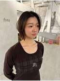 【foto 新宿】韓国ボブ/ナチュラルストレート/髪質改善