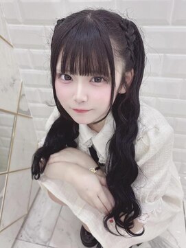 リルミー(Lilme) 三つ編みハーフツイン＊まゆ