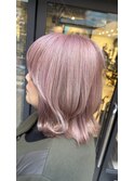 大人ピンクベージュ