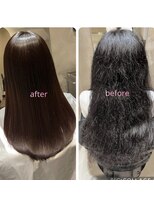 吉野ヘアダメージ研究所 銀座 くせ毛悩み/髪質改善トリートメント/髪質改善カラー/髪質改善/艶