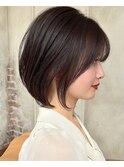 みねスタイル♪ 似合わせ ショート ボブ 30代 40代 小顔 新宿