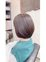 オト(oto) 抜け感×品の良さ、両方叶えるナチュラルボブ/ブラウン/髪質改善