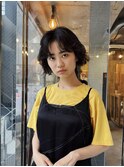 ショートボブ/レイヤーボブ/ニュアンスパーマ/顔周り/20代30代