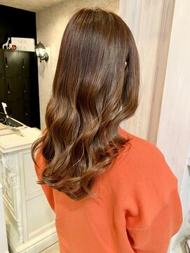 キャアリー(Caary) 福山市美容院Caary大人気カラー ウォームブラウンカラー20代30代