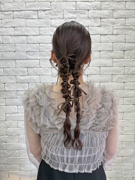 編みおろし/ヘアセット