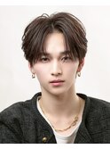 韓国フェザーパーマメンズカット学割
