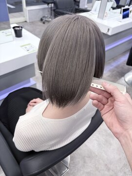 アグ ヘアー ギャビー 長泉店(Agu hair Gabby) 星合 ブリーチカラー グレー